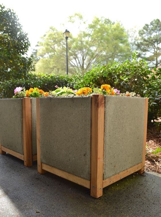 Large Square Outdoor Planter