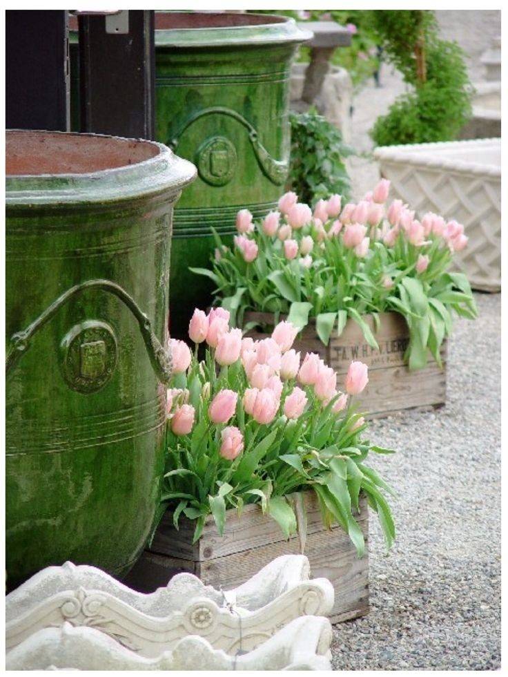 Aged Ceramic Garden Planter