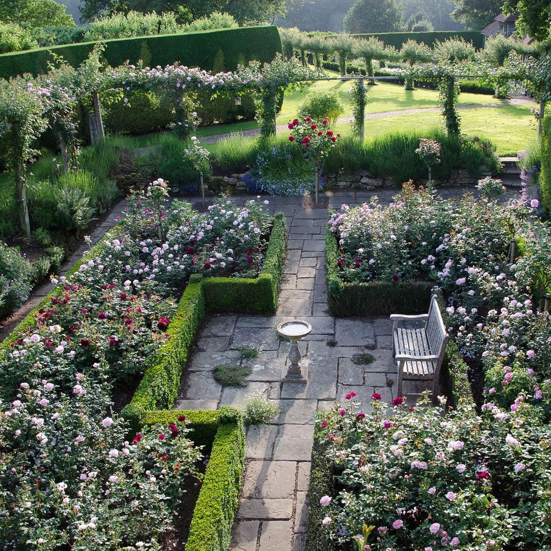 French Country Garden Secluded Patio