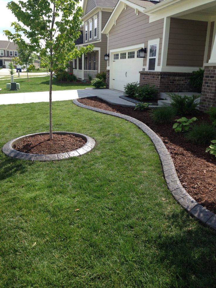 Classy And Elegant Concrete Garden Edging Valley Garages Ideas