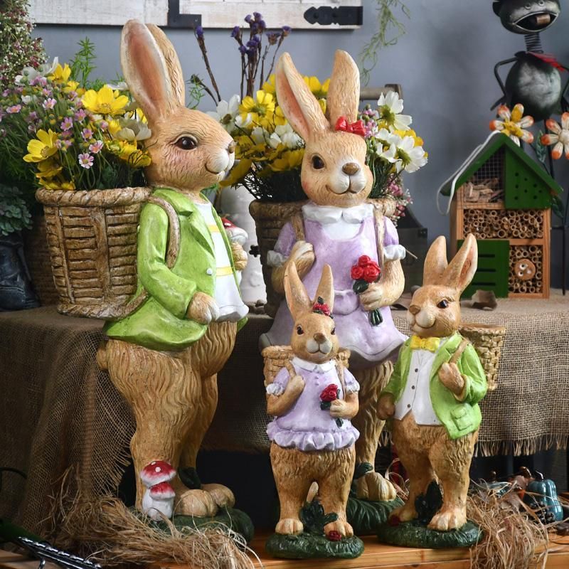 Clay Flower Pot Animal Figures Balcony Decoration Ecofriendly