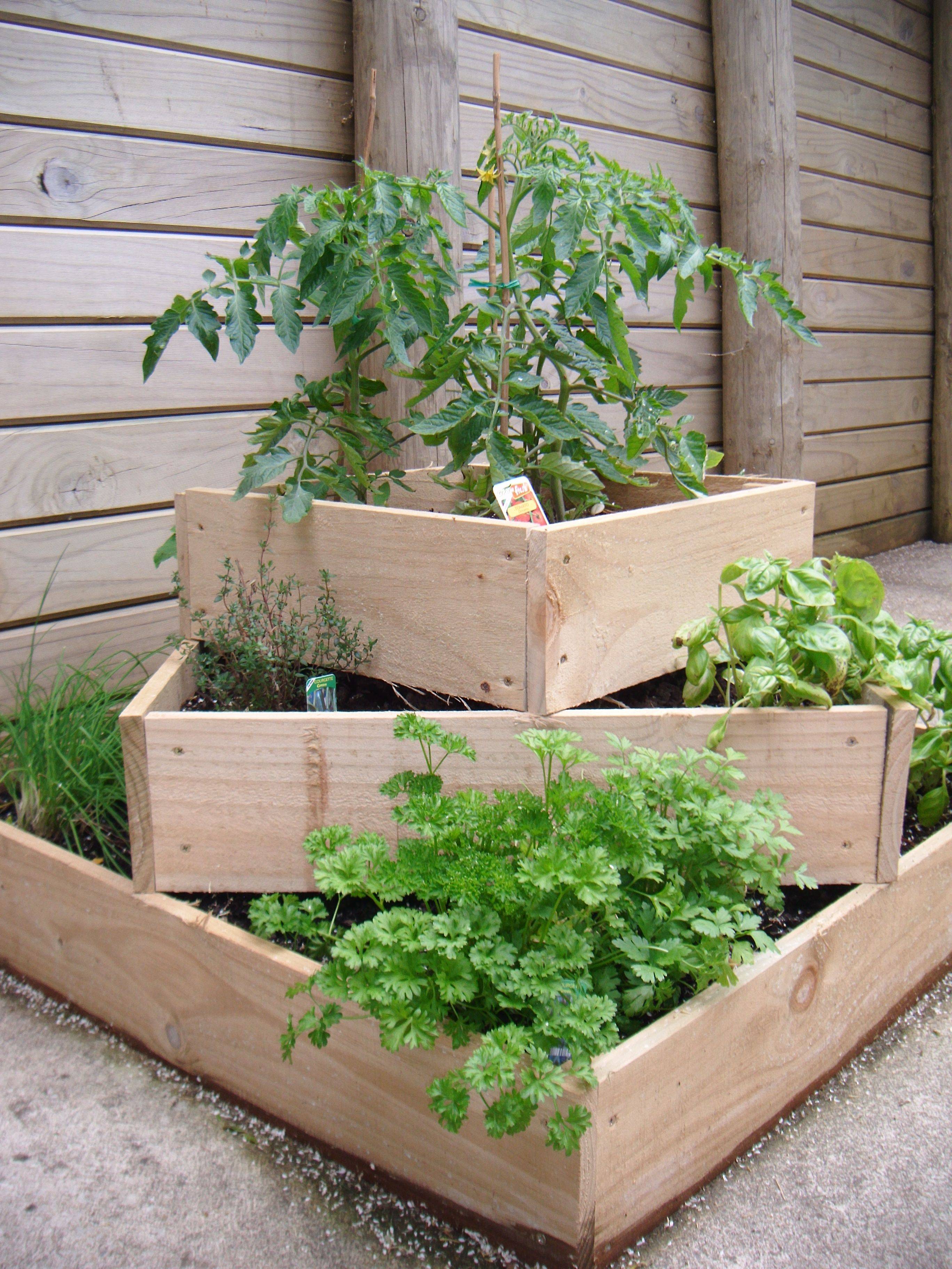 Diy Tiered Herb Garden