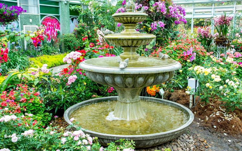 Water Fountain Ideas Garden Outline
