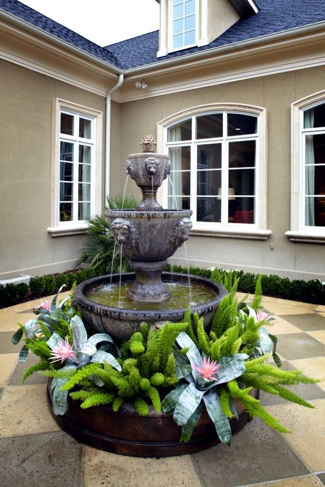 Upcycled Garden Fountain Ideas