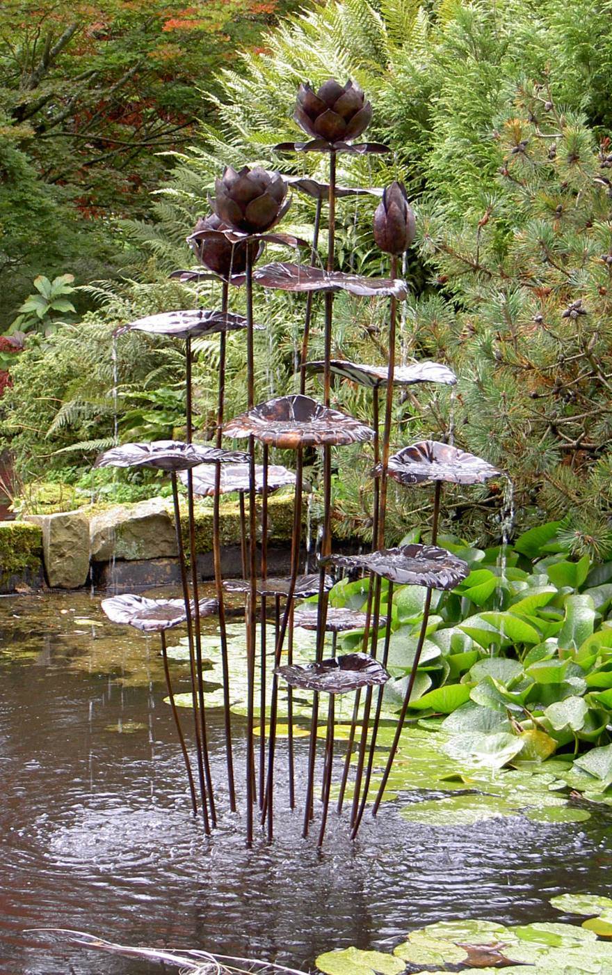 Small Lotus Plant Fountain