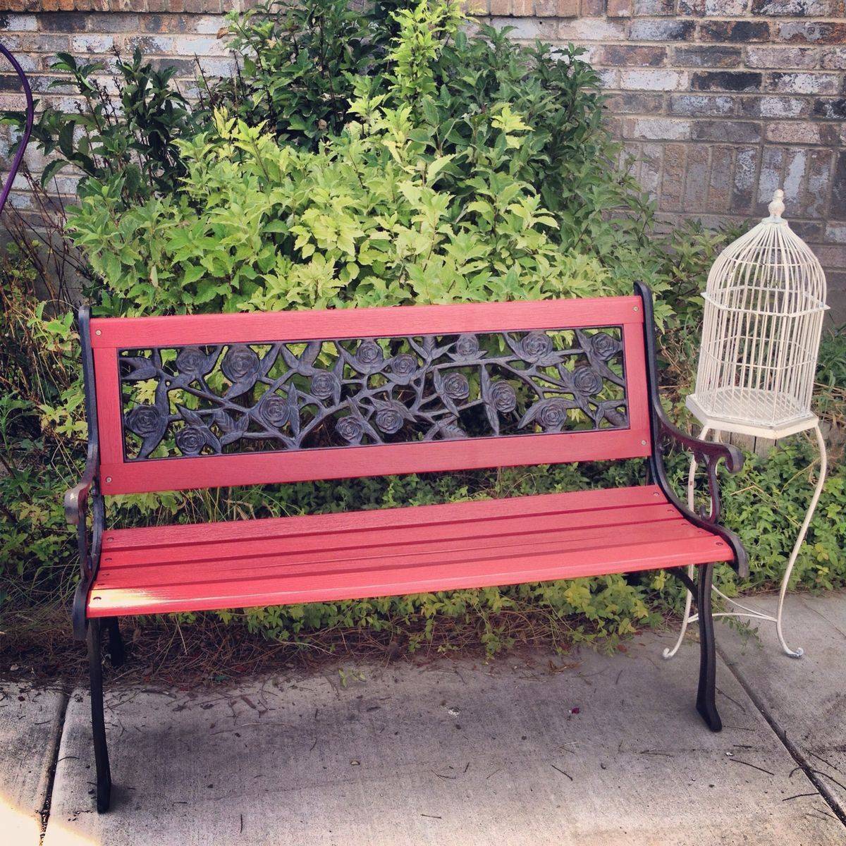 A Budget Friendly Garden Makeover Small Garden Bench