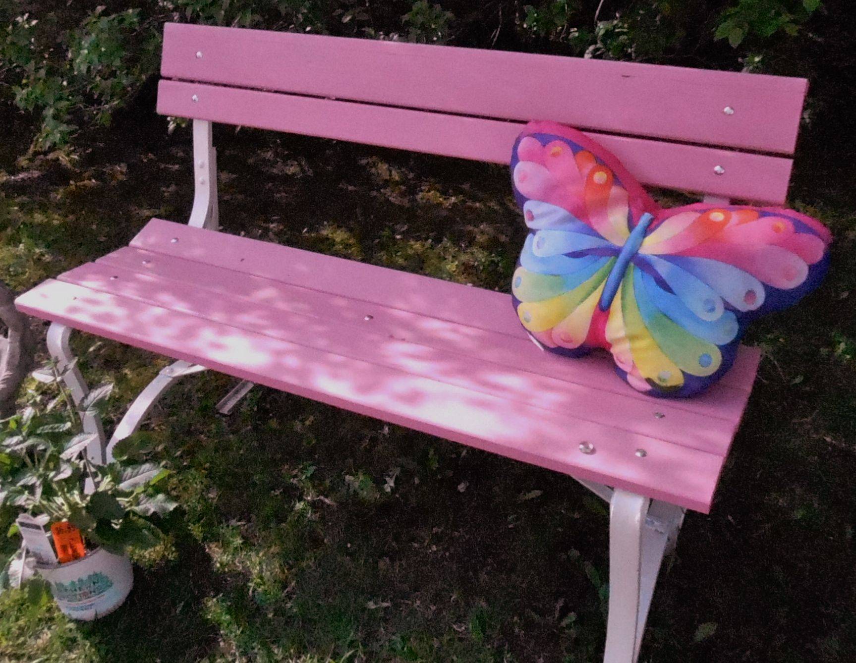 Park Circle Butterfly Garden Whimsical Painted Furniture Painted