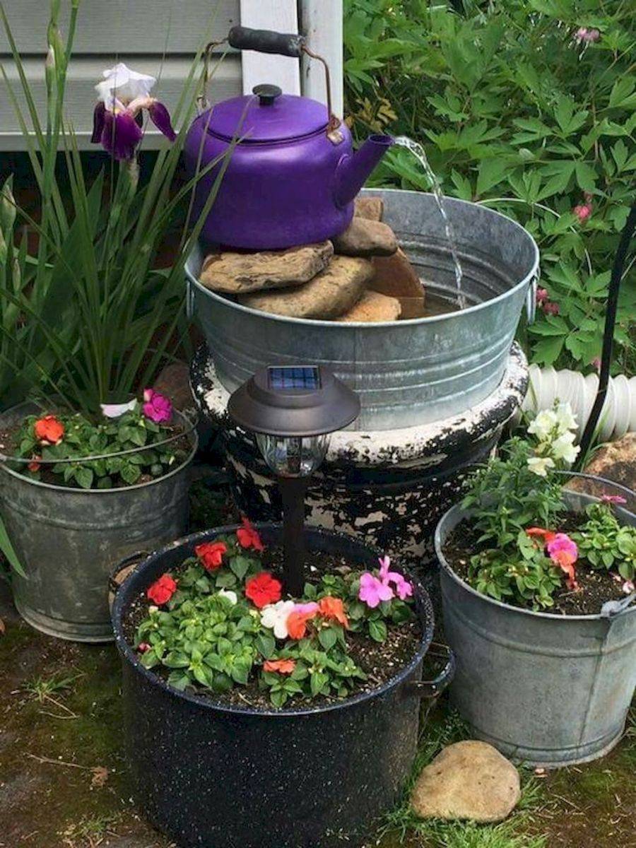 Springtime Garden Fountains