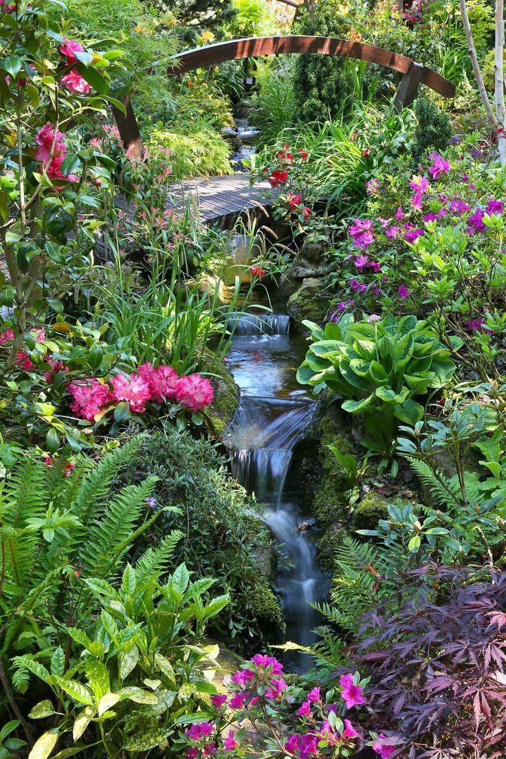 Water Fountain Beautiful Gardens