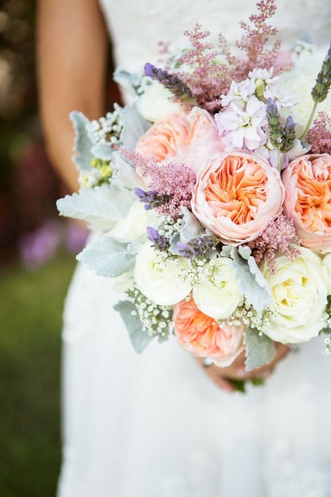 Bridal Bouquet Light Pink Shades