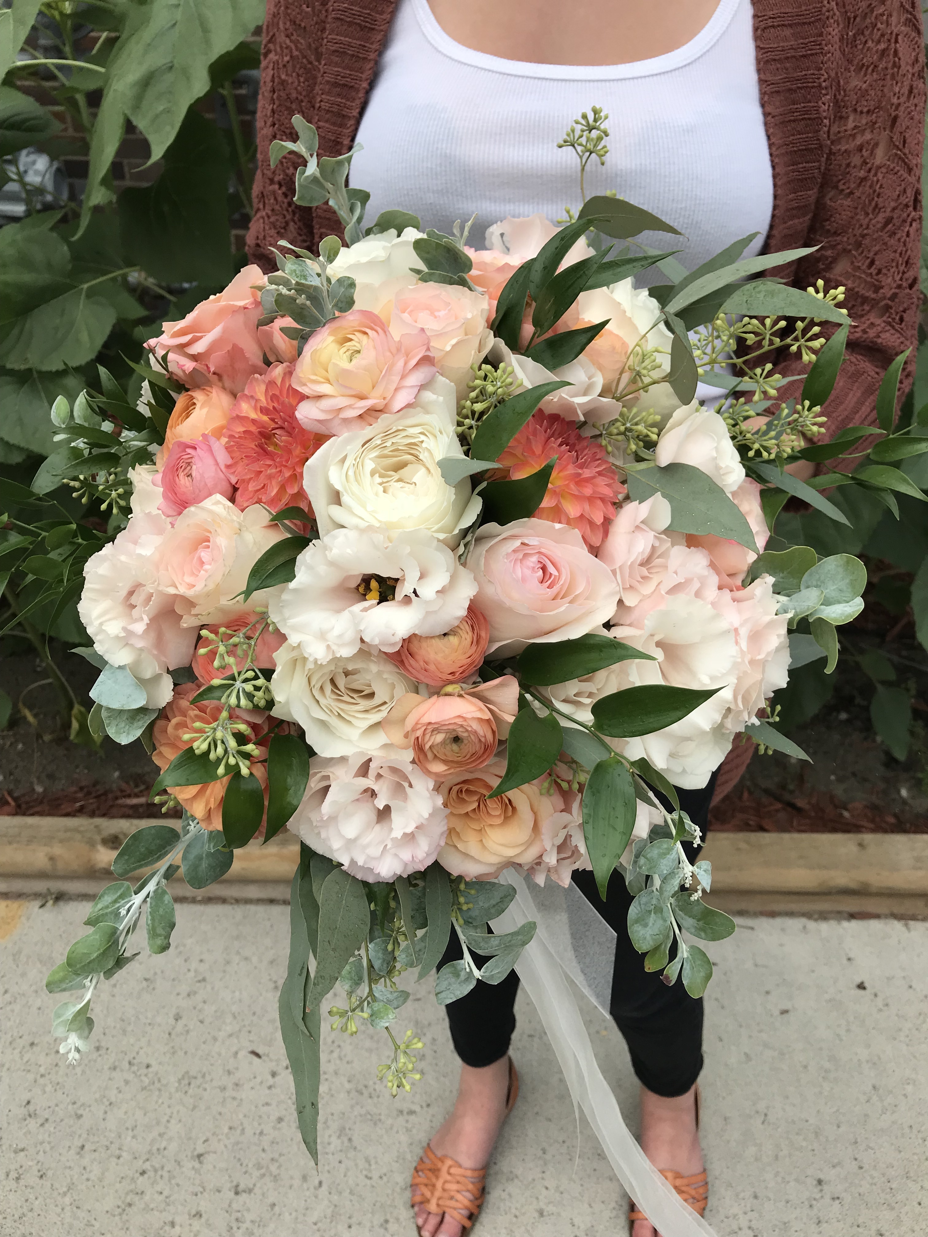 David Austin Roses Garden Bouquet Wedding Ideas