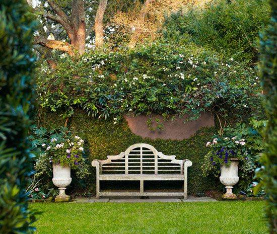 Garden Bench Cottage Garden