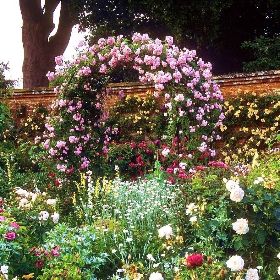 Mottisfont Abbey Gardens Flower Border