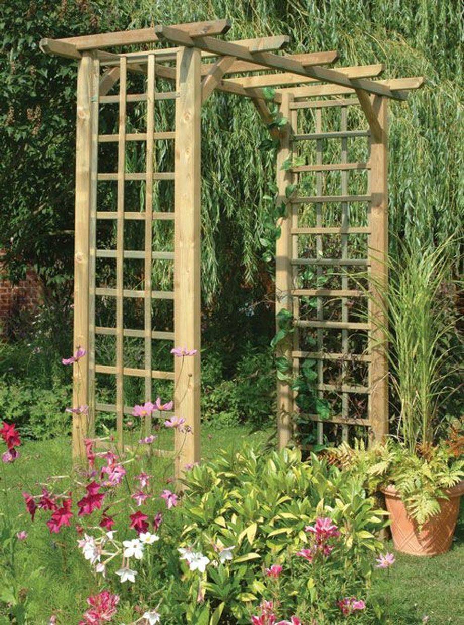 Resin Garden Arch Trellis