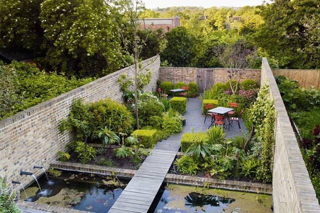 Richmond Surrey Small City Family Garden Design Ideas