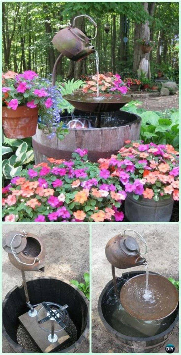 Diy Outdoor Water Fountain Ideas