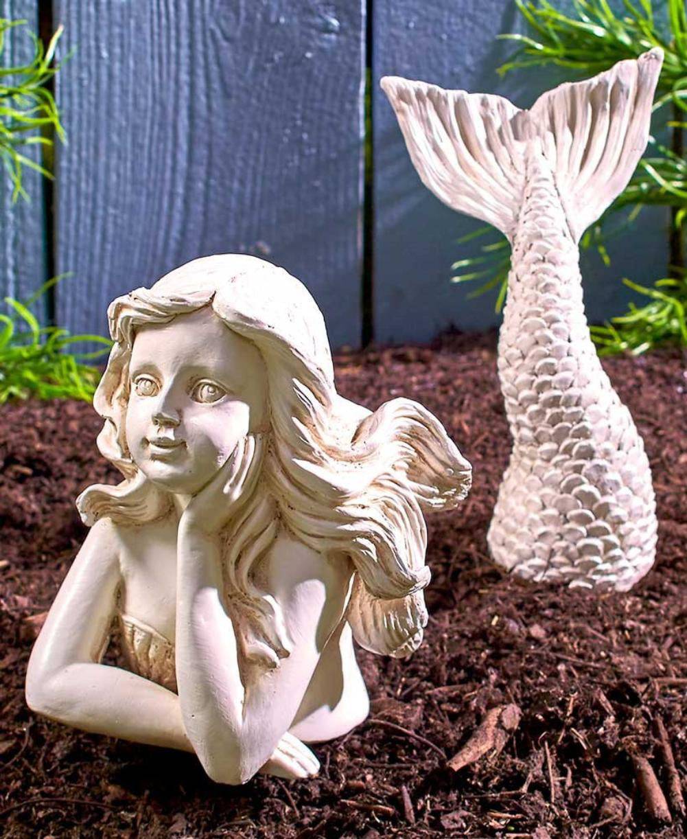Garden Sculpture Cast Iron Mermaid Garden Decoration Metal