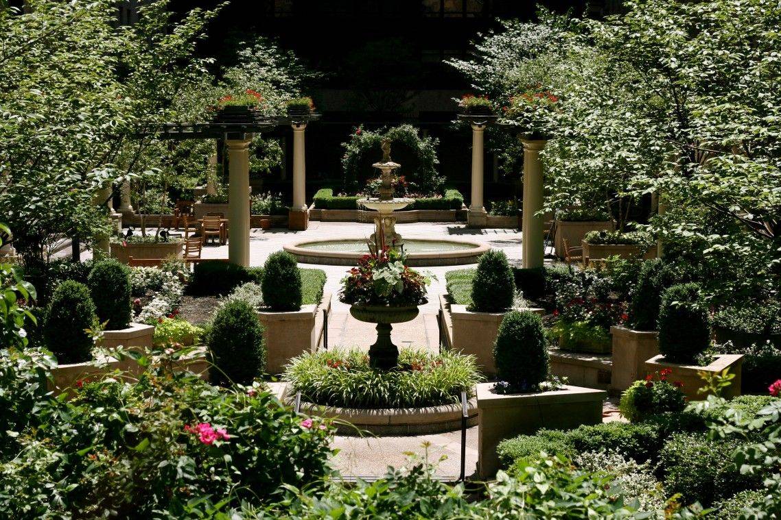Ousden Formal Courtyard Garden Parterre