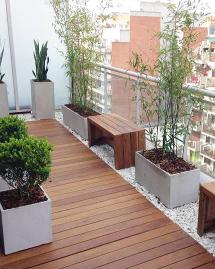 Apartment Balcony Garden Decorating Ideas