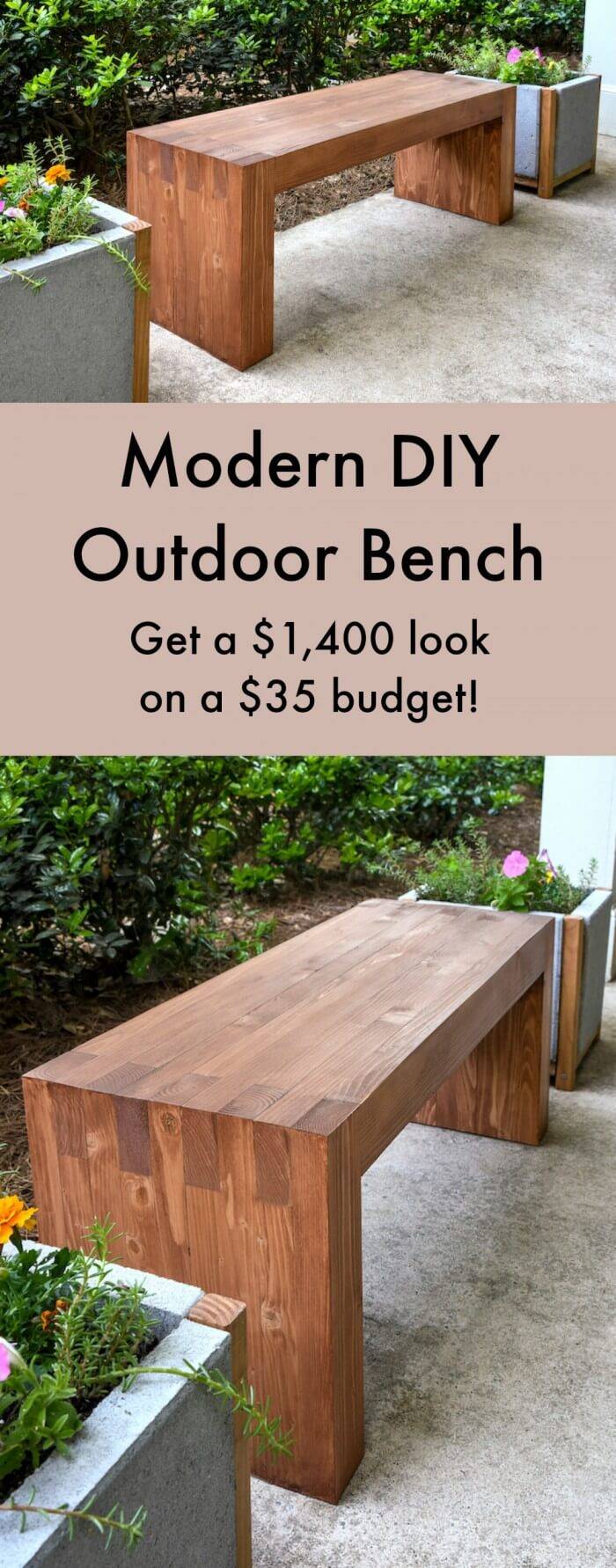 Diy Garden Bench