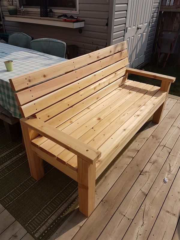 Simple Garden Bench