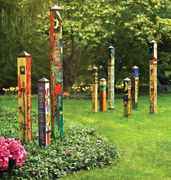 Let Love Grow Peace Polegarden Art Post Etsy