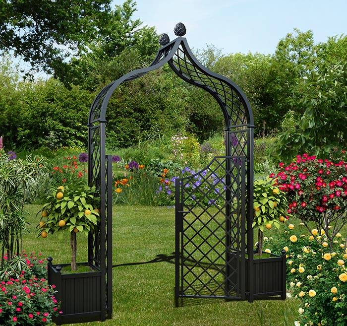 22 Garden Arch with Planters Ideas To Consider | SharonSable