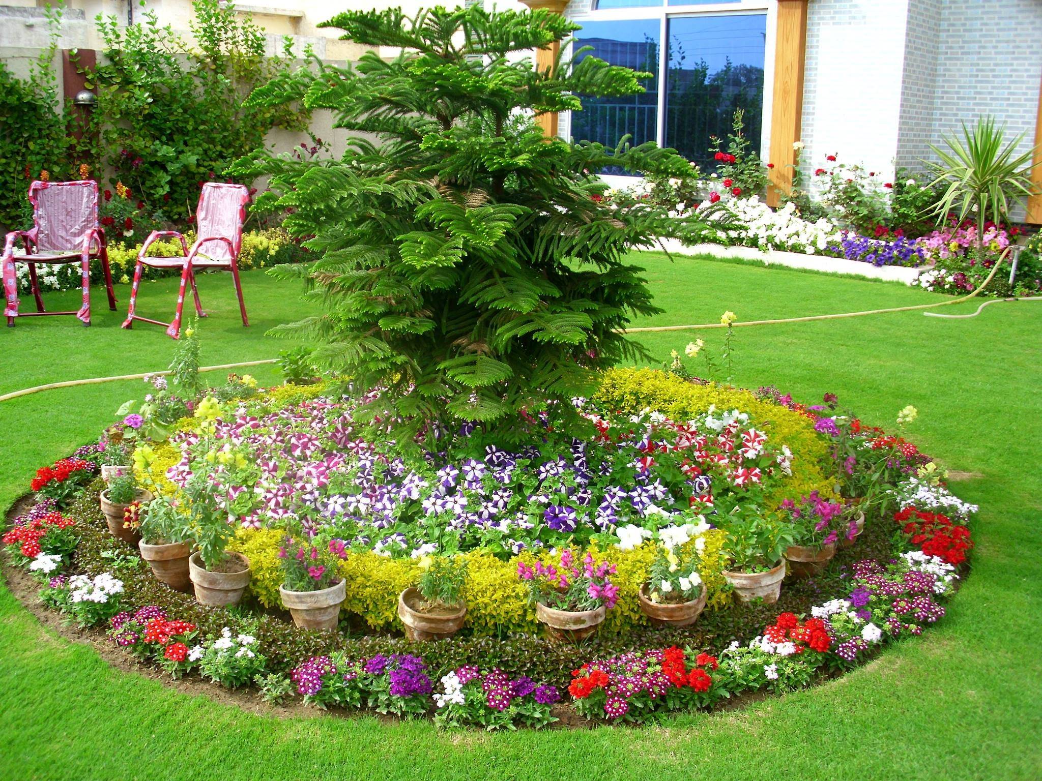 Cool Front Yard Garden Landscaping Design Ideas