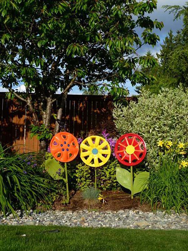 Truly Easy And Lowbudget Diy Garden Art Flowers