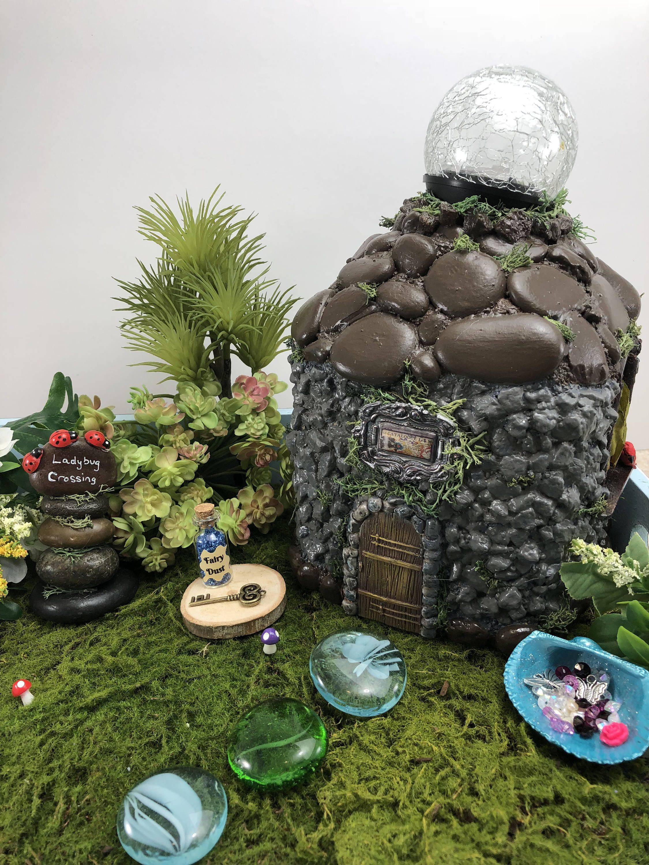 Solar Enchanted Fairy House Fairy Garden Ideas