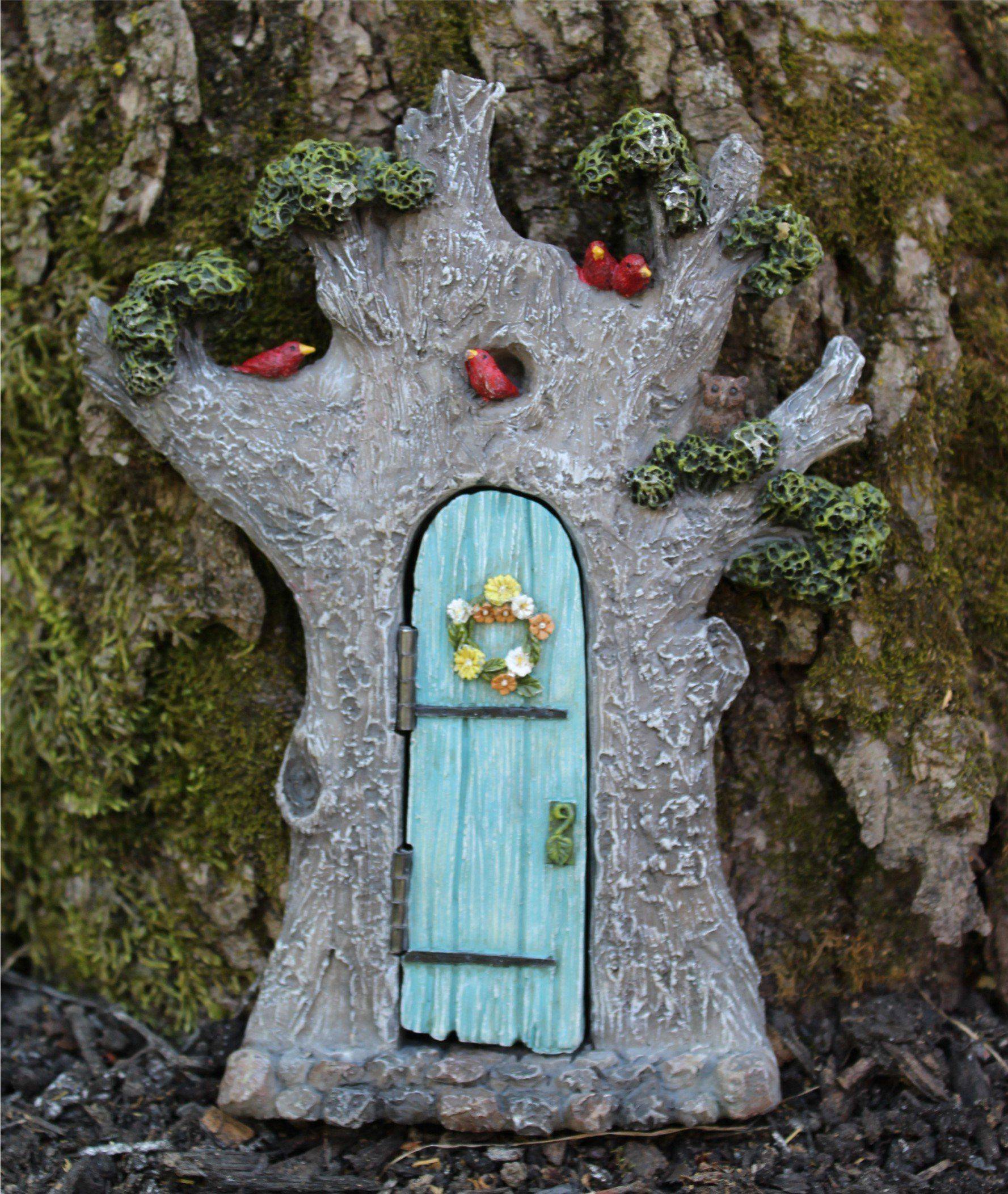 Mini Fairy Door Blue Archway