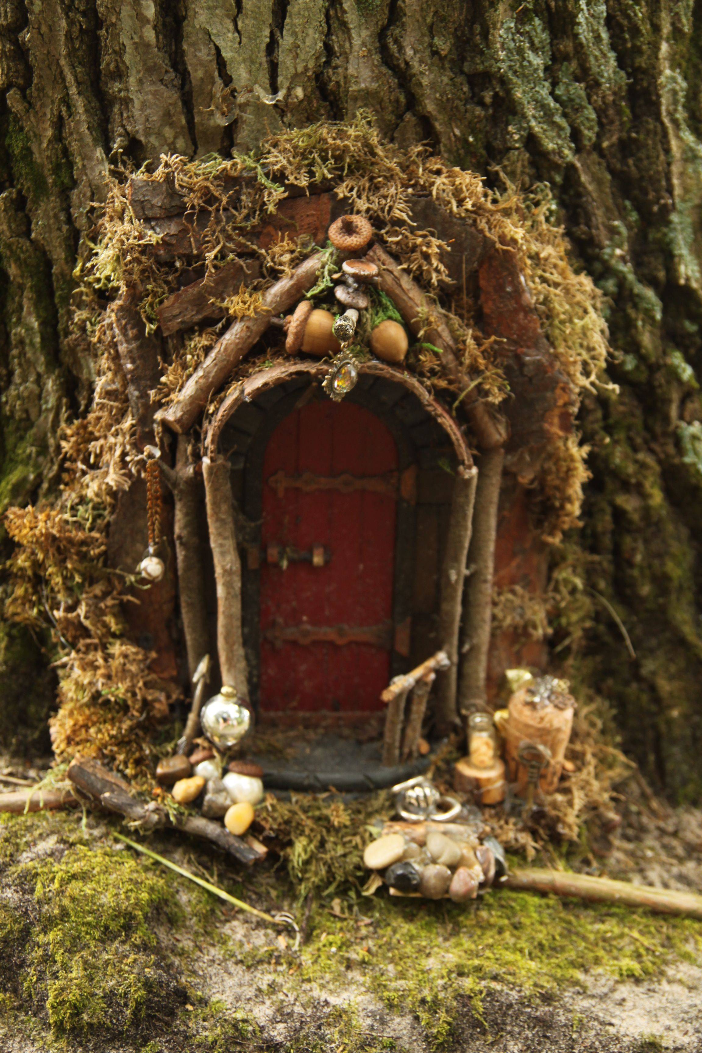 Moss Green Fairy Door
