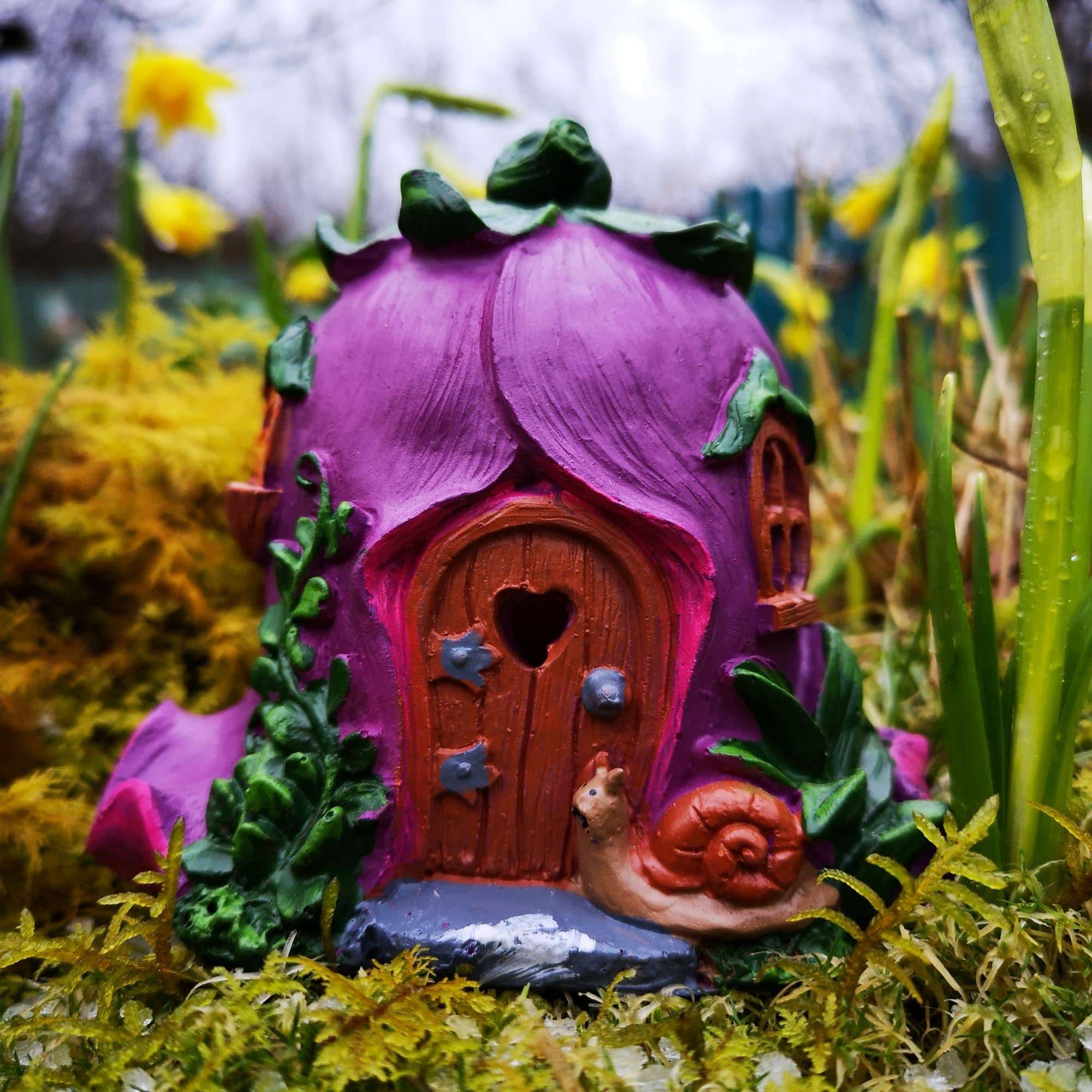 Miniature Fairy Garden Solar Flower Pot Home Double Pot