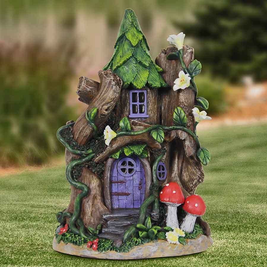 Solar Fairy House Lighted Fairy Cottages