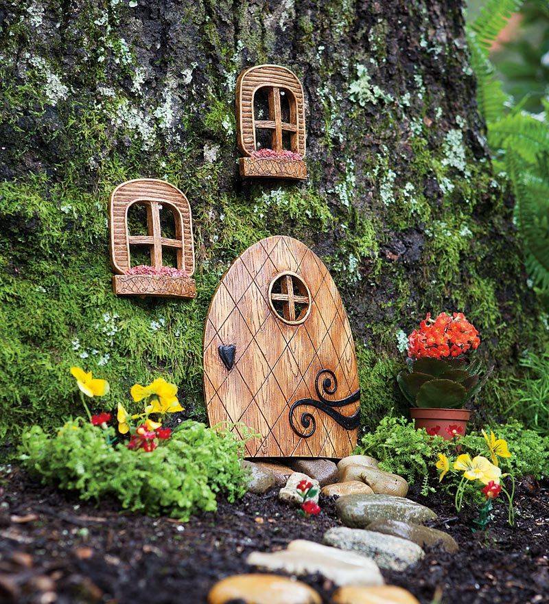 Gabled Pinecone Accent Dormer Delicate Fairy