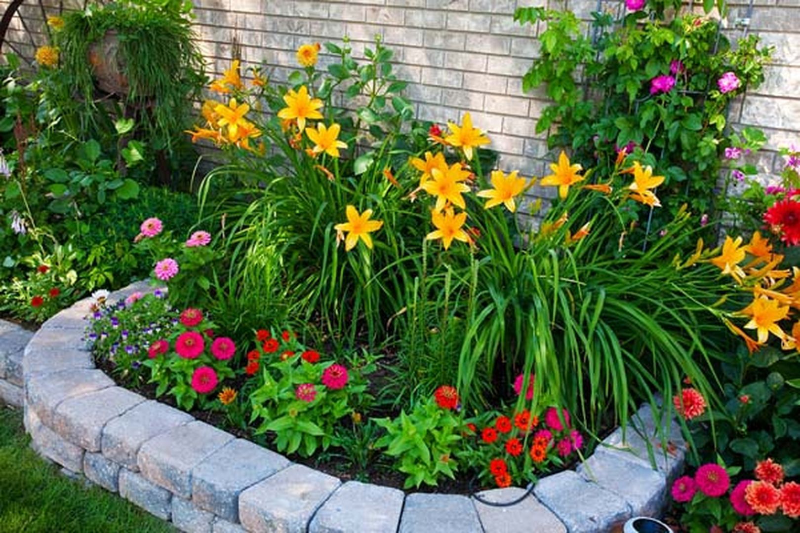 Vegetable And Flower Gardens
