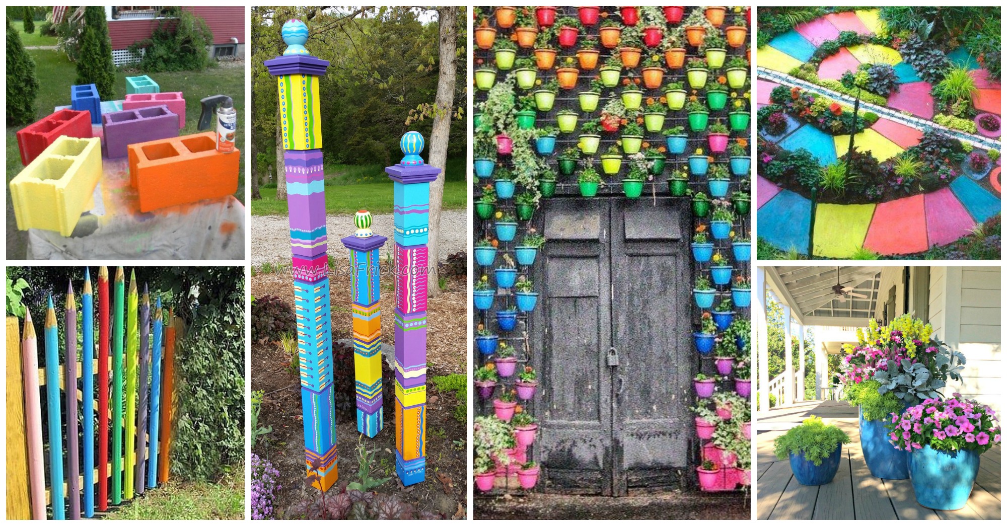 Colorful Garden Decor Ideas