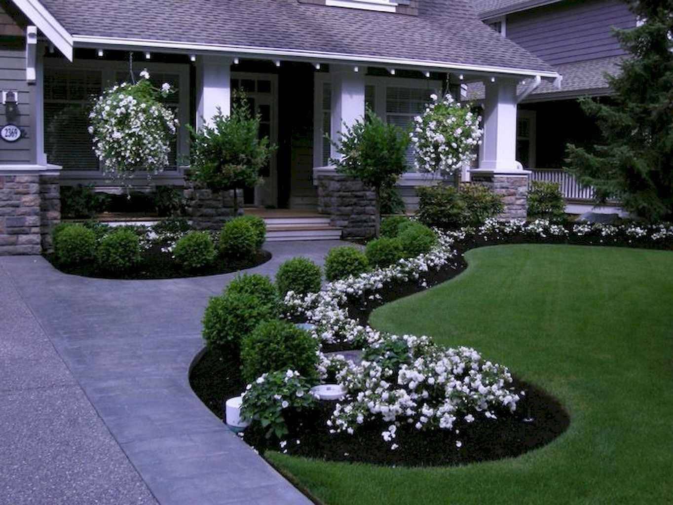 Beautiful Front Yard Garden Landscaping Design Ideas