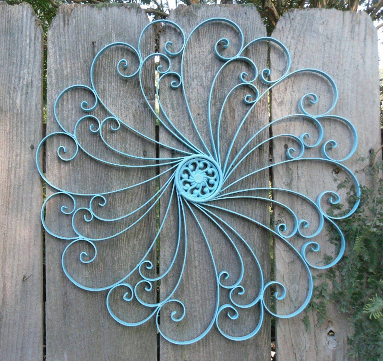 Outdoor Wrought Iron Wall Art