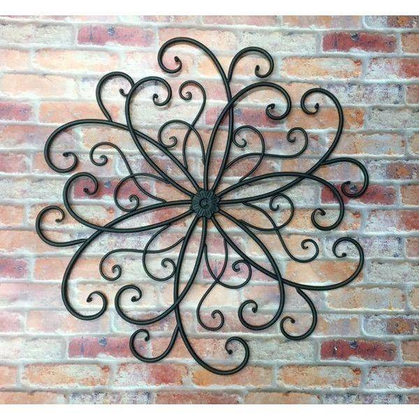 Vintage Garden Decor Wrought Iron Plant