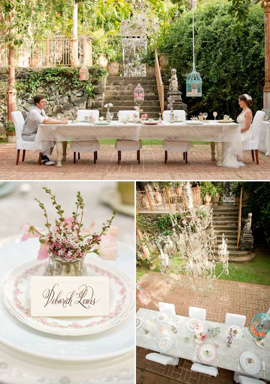 A Romantic Vintage Garden Wedding