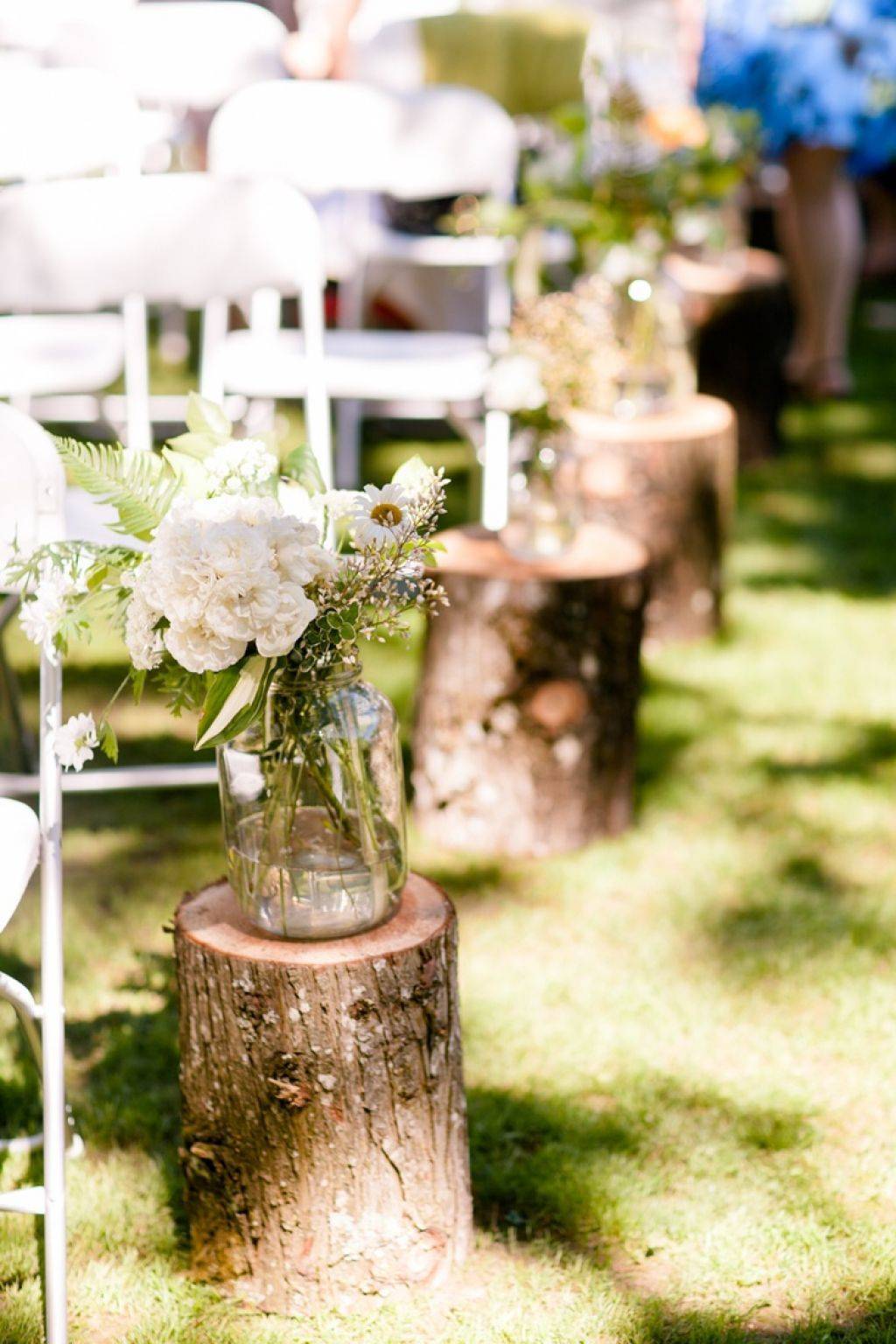 Country Vintage Wedding Wedding Aisle Decorations