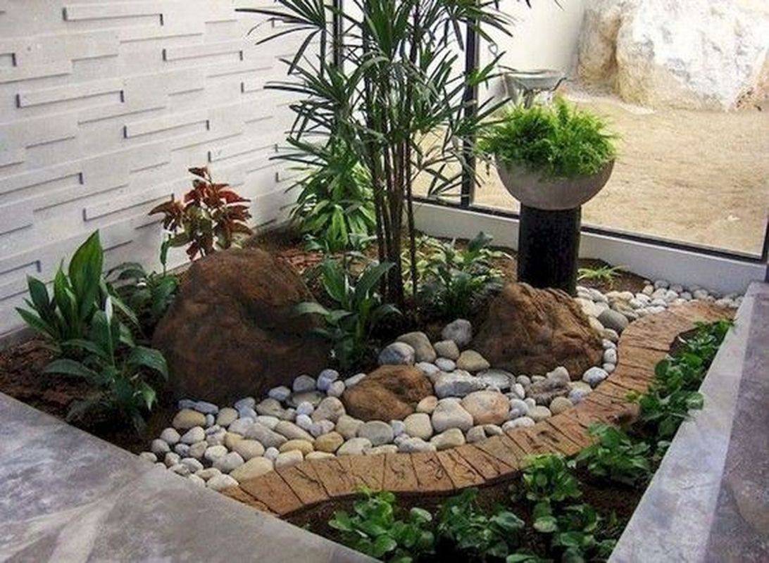 Front Yard Rock Garden Landscaping Ideas