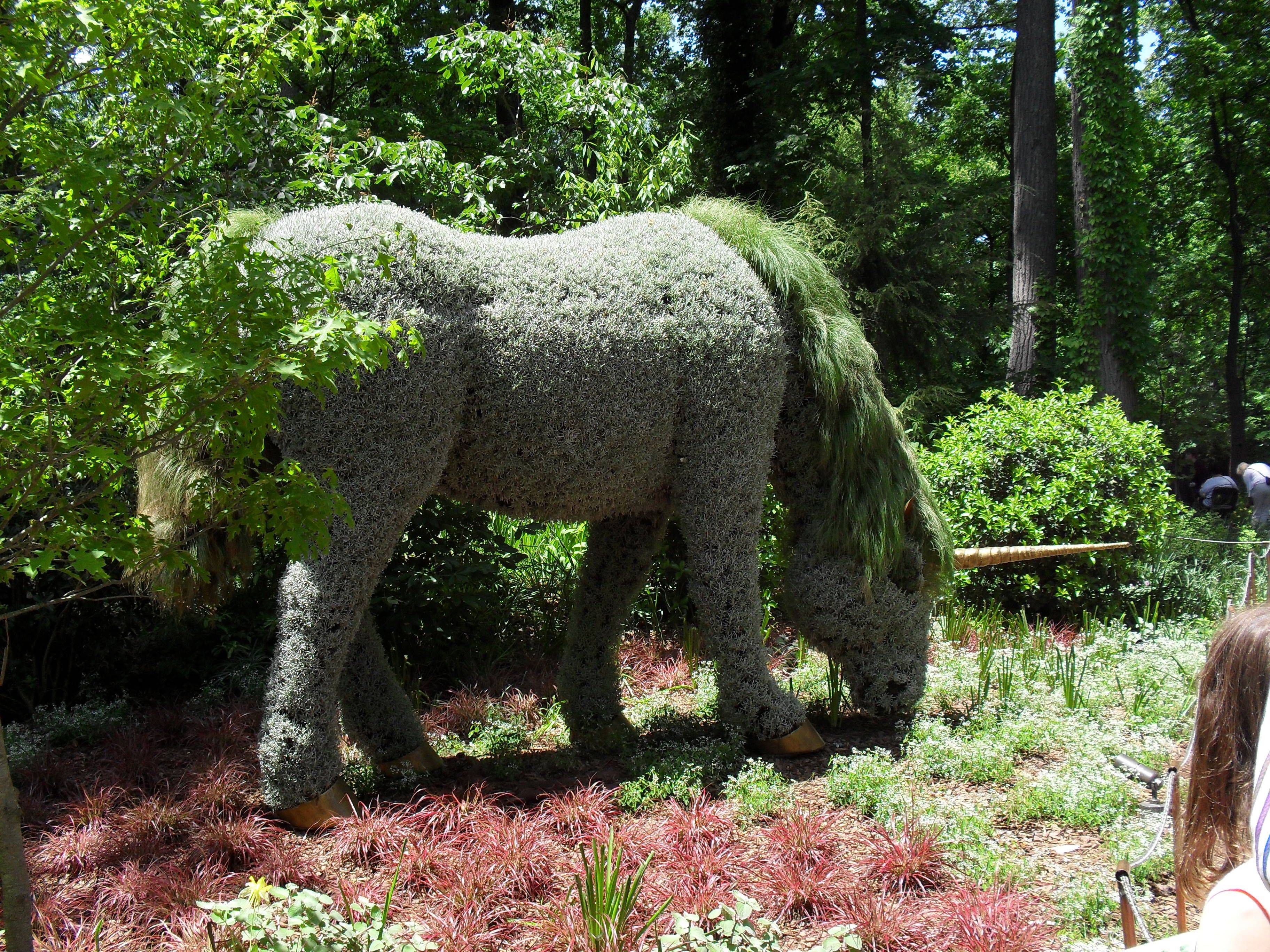 Topiary Unicorn Atlanta Botanical Garden Atlanta Botanical Garden