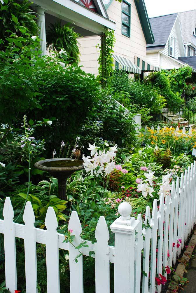 Cottage Garden Front Yard Decoratoo Fenced Vegetable Garden