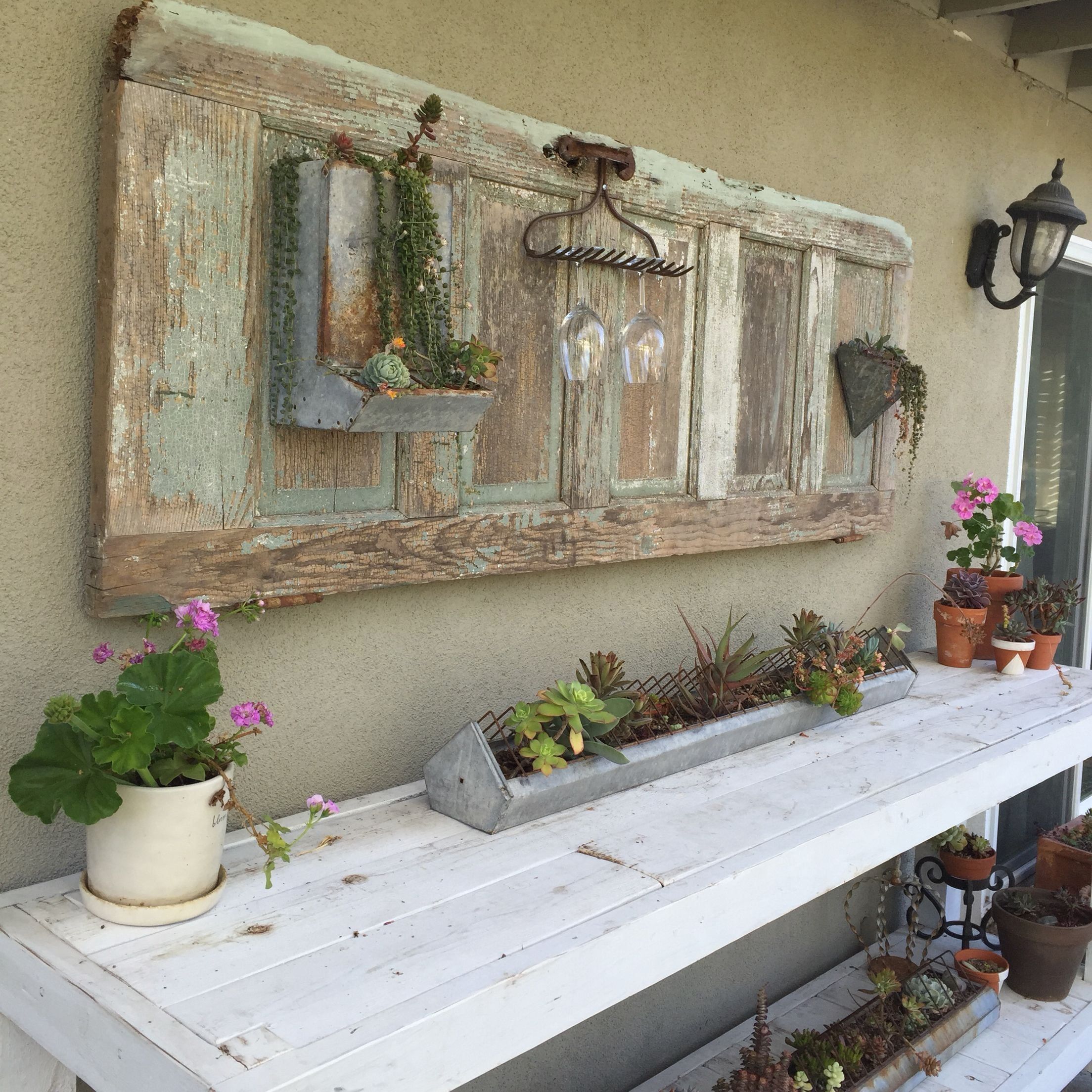 Repurposed Doors Garden Design No