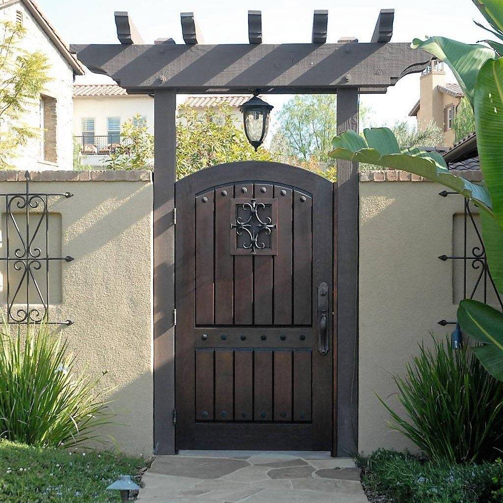 Medieval And Old World Style Wooden Garden Gates