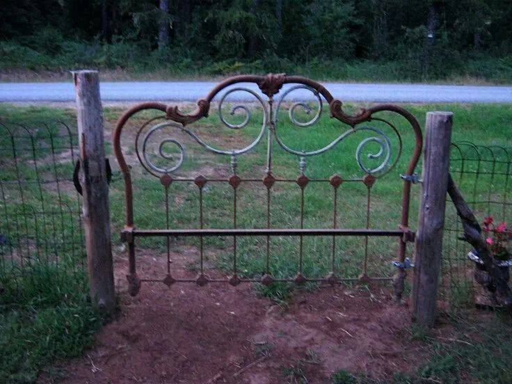 A Unique Garden Gate