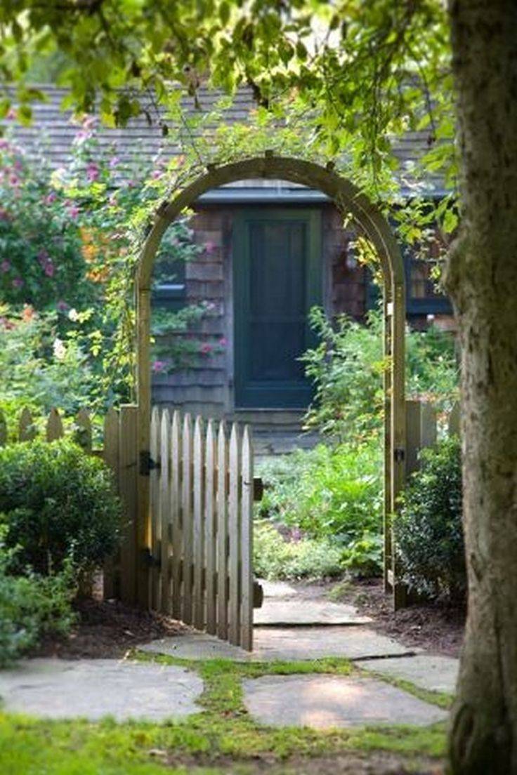Fantastic Rustic Garden Gates Decor Ideas