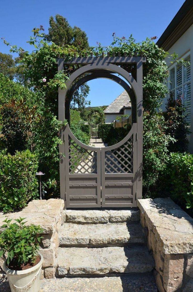 Charming Stickwork Rustic Garden Gates Ideas